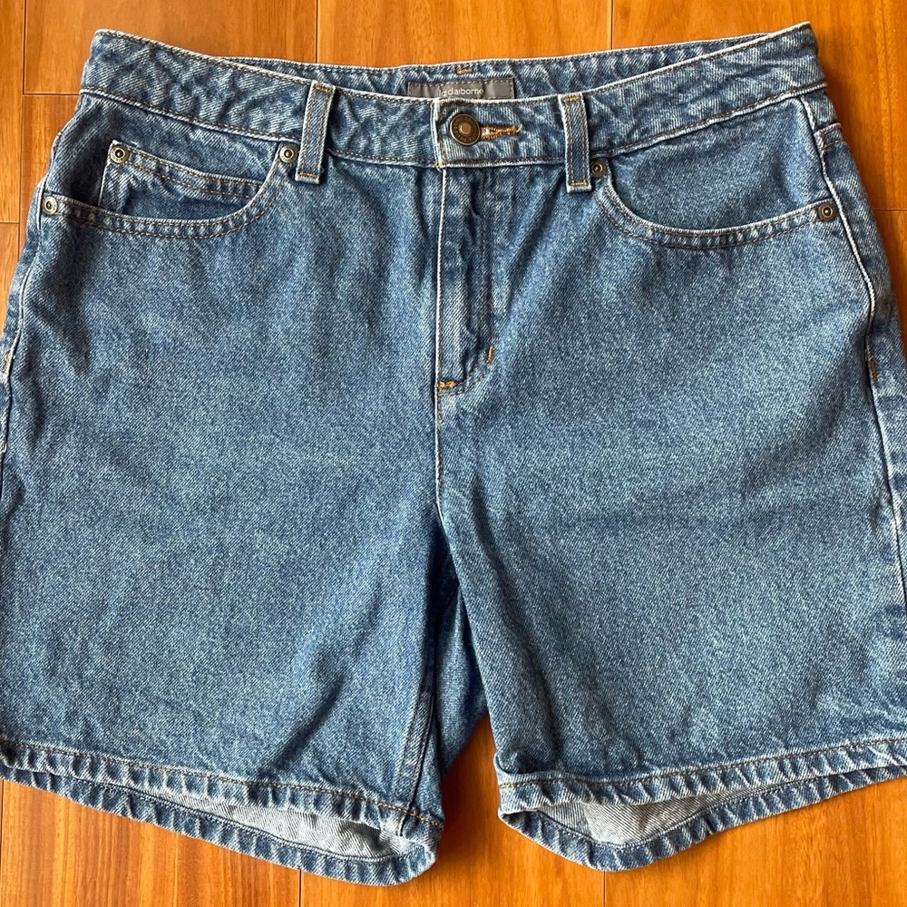 Liz Claiborne Classic Blue Denim Shorts